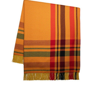 Rust Coast tartan blanket Rust Coast tartan blanket