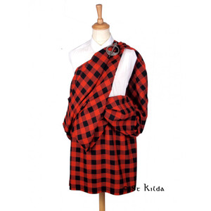 Feileadh Mor or Great Kilt front view Feileadh Mor or Great Kilt front view