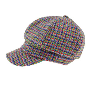 Harris Tweed Ladies Cap in Jazzy Weave Harris Tweed Ladies Cap in Jazzy Weave