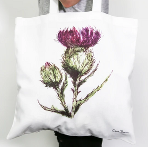 Thistle tote bag