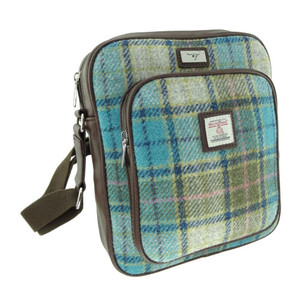 Turquoise Tartan travel bag Turquoise Tartan travel bag
