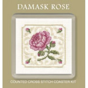 Damask Rose Coaster Damask Rose Coaster