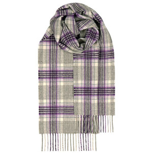 Suffragette Tartan Wool Scarf 