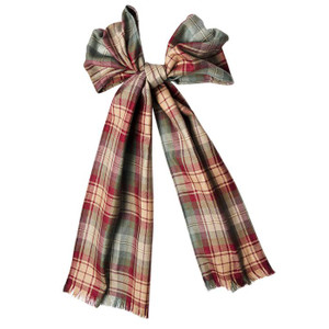 Tartan decoration bow