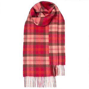 Lochcarron Hunting Rose Lambswool Scarf Lochcarron Hunting Rose Lambswool Scarf