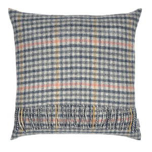 St Abbs Grey Check Cushion Cover St Abbs Grey Check Cushion Cover