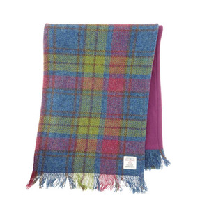 colorful tartan scarf
