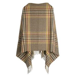 Forth Antique check poncho Forth Antique check poncho