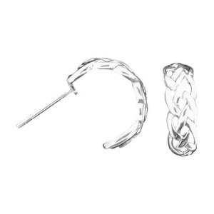 Celtic knotwork hoop earrings