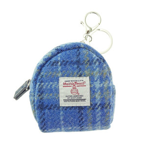 blue plaid micro pouch blue plaid micro pouch