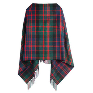 MacDonald tartan poncho