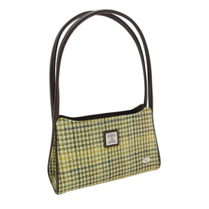 dogtooth tweed purse