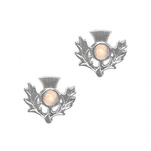 October thistle earrings