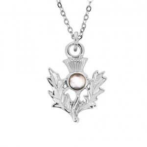 April thistle birthstone pendant April thistle birthstone pendant