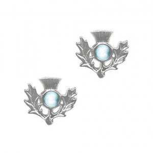 March thistle birthstone earrings March thistle birthstone earrings