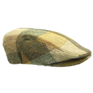patchwork flat cap