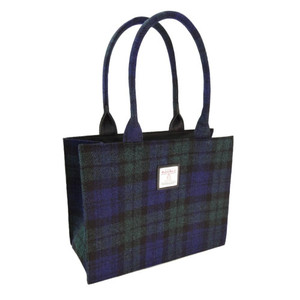 large black watch tote bag
