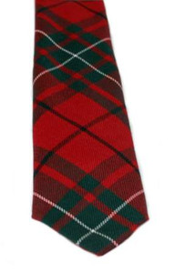 MacAuley Red Modern Tartan Tie