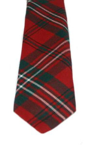 Scott Red Modern Tartan Tie