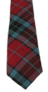 Thompson Red Modern Tartan Tie