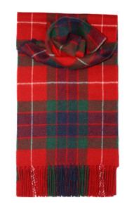 Fraser Red Modern Lambswool Scarf Fraser Red Modern Lambswool Scarf