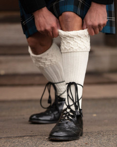 Lewis Kilt Hose Ecru Lewis Kilt Hose Ecru