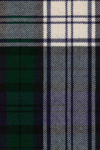 BlackWatch Dress Modern Tartan Fabric Swatch BlackWatch Dress Modern Tartan Fabric Swatch