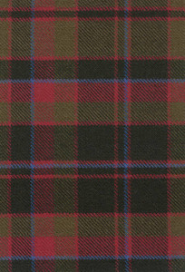 Buchan Clan Weathered Tartan Fabric Swatch