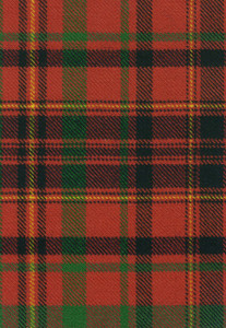 MacLeod Red Tartan Fabric Swatch