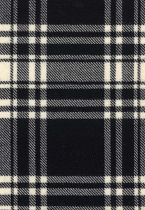 Menzies Black Weathered Modern Tartan Fabric Swatch Menzies Black Weathered Modern Tartan Fabric Swatch