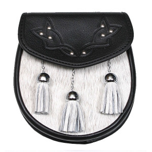Semi-Dress Sporran Broad Celtic Stud Semi-Dress Sporran Broad Celtic Stud
