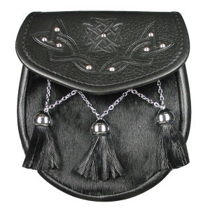 Semi-Dress Sporran Full Stud Celtic Cross Semi-Dress Sporran Full Stud Celtic Cross