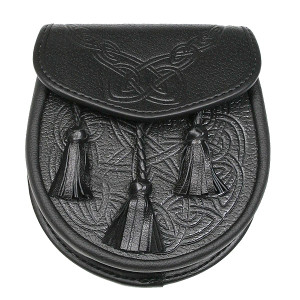 Day Sporran Full Celtic Embossed