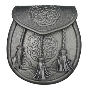Day Sporran Round Celtic Knot Day Sporran Round Celtic Knot