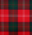 Chisholm Clan Red Modern Heavy Weight Tartan
