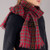 Red Red Rose Tartan Luxury Fine Wool Stole - WHILE STOCKS LAST