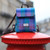 Harris Tweed Mini Backpack in Green and Purple Check