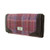 pink tartan wallet