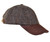 Glencairn Harris Tweed Baseball Cap - Green/Brown Herringbone