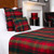 Maple Leaf Canadian Tartan Lambswool Large Fringed Cushion Cover