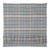 St.  Abbs Grey Check Lambswool Large Fringed Cushion Cover