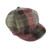 pink and grey tartan baker boy cap