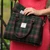 Harris Tweed 'Findhorn' Midi Tote Bag in Faded Green Stewart