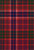 MacRae Red Modern Tartan Fabric Swatch