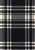 Menzies Black Weathered Modern Tartan Fabric Swatch