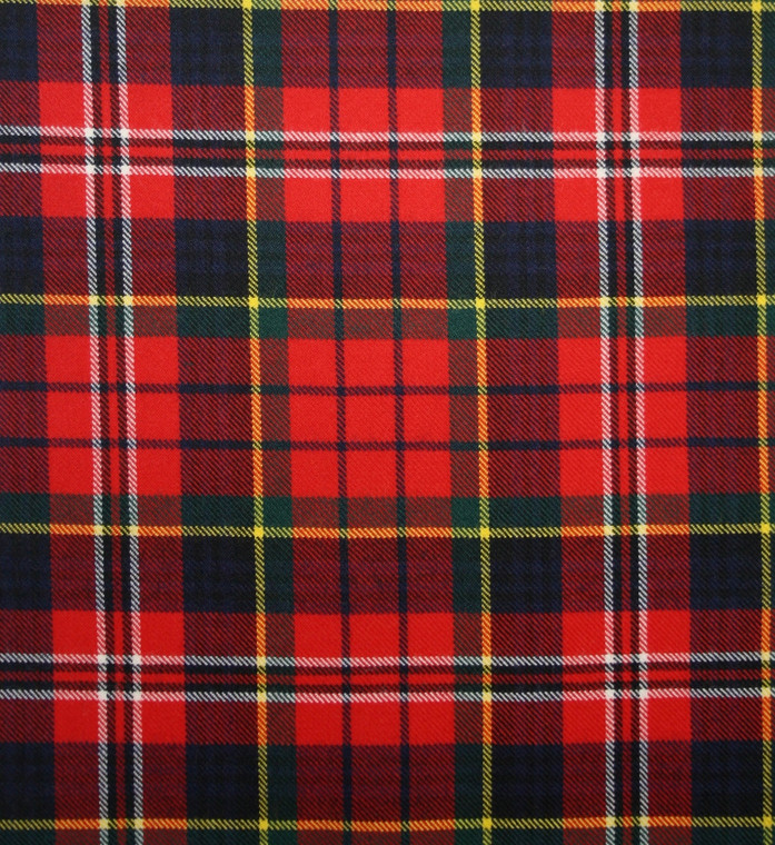 MacPherson Red Modern Medium Weight Tartan