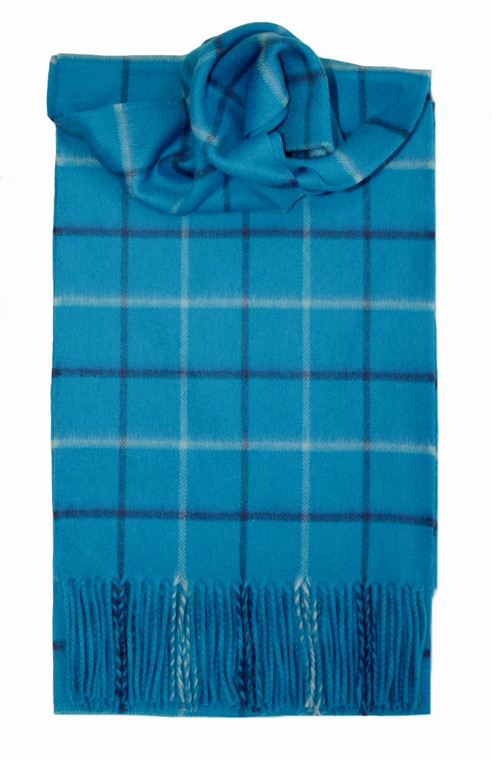 turquoise cashmere scarf