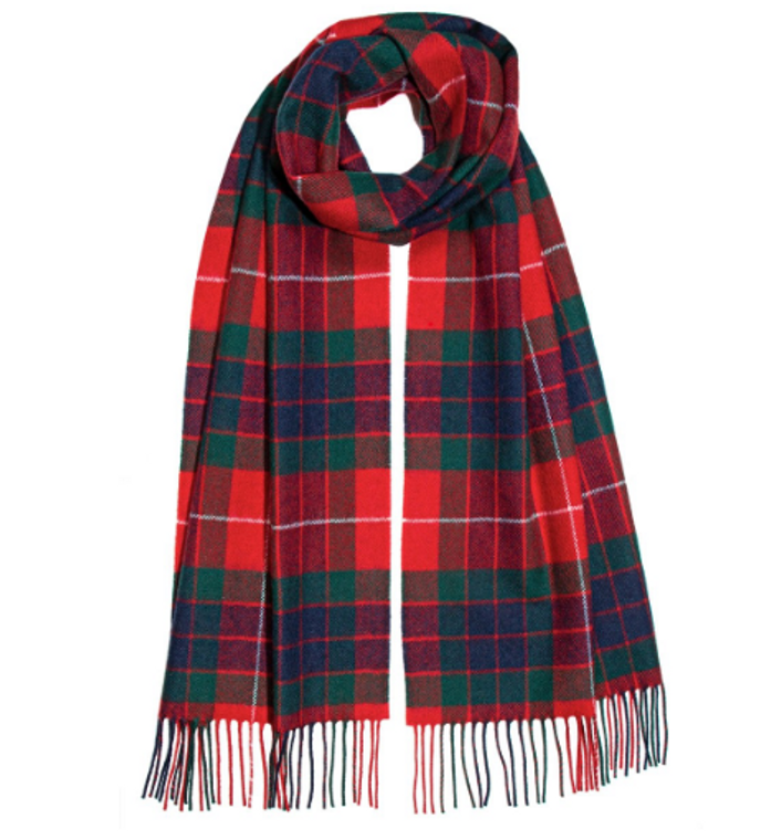 FRASER RED MODERN LUXURY OVERSIZED LAMBSWOOL SCARF - WHILE STOCKS LAST