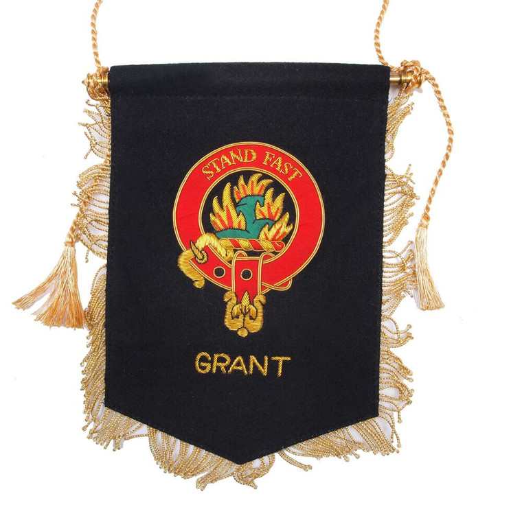 Embroidered Grant Clan Banner