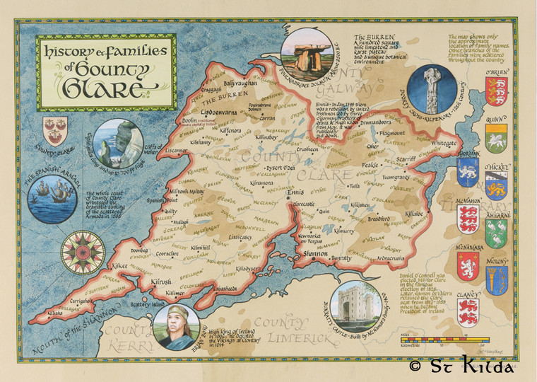 The Families of County Clare (11.7" x 16.5")